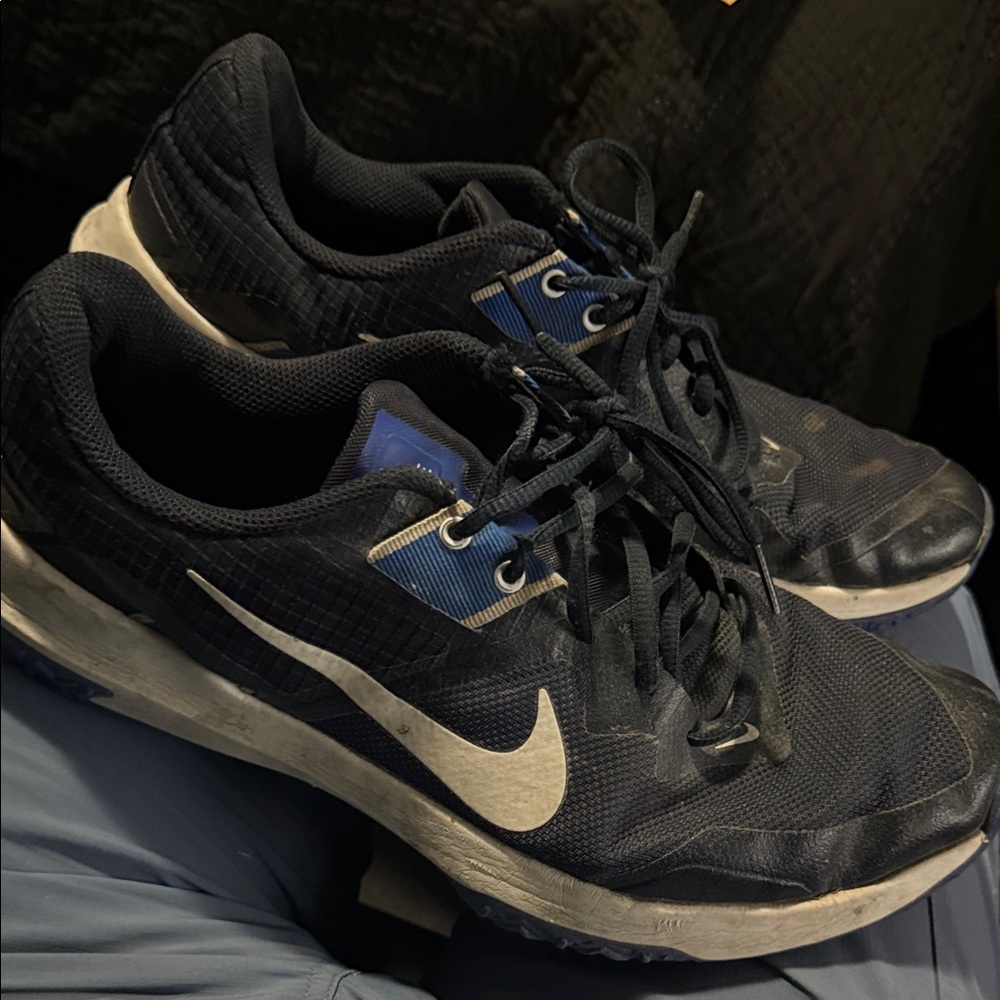 Nike Men's Blue and White Sneakers